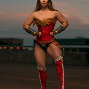 A high-achieving, superhero woman in Denver struggling with the "strong woman wound" and the inability to rest, exploring how trauma therapy can help release internal pressure.
